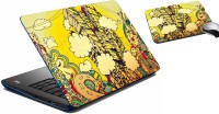 meSleep City Clouds Laptop Skin And Mouse Pad 307 Combo Set(Multicolor)   Laptop Accessories  (meSleep)