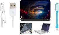 Print Shapes Dark light caves Combo Set(Multicolor)   Laptop Accessories  (Print Shapes)