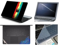 Namo Arts Laptop Skins with Track Pad Skin, Screen Guard and Key Protector HQ1077 Combo Set(Multicolor)   Laptop Accessories  (Namo Arts)