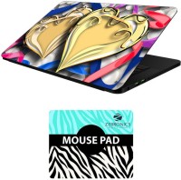 FineArts Abstract Art - LS5107 Laptop Skin and Mouse Pad Combo Set(Multicolor)   Laptop Accessories  (FineArts)
