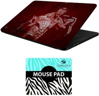 FineArts Famous Characters - LS5510 Laptop Skin and Mouse Pad Combo Set(Multicolor)   Laptop Accessories  (FineArts)