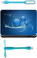 Print Shapes Blue Abstract Painting Combo Set(Multicolor)   Laptop Accessories  (Print Shapes)