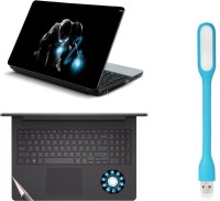 Namo Arts Laptop Skins with Track Pad Skin and USB Led Light LISLEDHQ1019 Combo Set(Multicolor)   Laptop Accessories  (Namo Arts)
