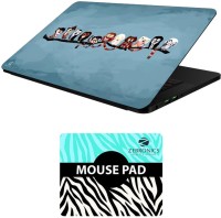 FineArts Cartoons - LS5490 Laptop Skin and Mouse Pad Combo Set(Multicolor)   Laptop Accessories  (FineArts)