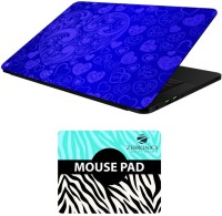 FineArts Floral - LS5597 Laptop Skin and Mouse Pad Combo Set(Multicolor)   Laptop Accessories  (FineArts)