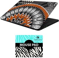 FineArts Floral - LS5564 Laptop Skin and Mouse Pad Combo Set(Multicolor)   Laptop Accessories  (FineArts)