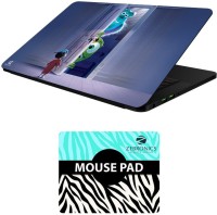 FineArts Cartoons - LS5461 Laptop Skin and Mouse Pad Combo Set(Multicolor)   Laptop Accessories  (FineArts)