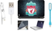 View Print Shapes FC Liverpool Logo 4 Combo Set(Multicolor) Laptop Accessories Price Online(Print Shapes)