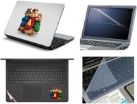 Namo Arts Laptop Skins with Track Pad Skin, Screen Guard and Key Protector HQ1008 Combo Set(Multicolor)   Laptop Accessories  (Namo Arts)