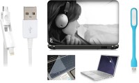 Print Shapes Girl Headphone 2 Combo Set(Multicolor)   Laptop Accessories  (Print Shapes)