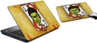 meSleep Poker Laptop Skin And Mouse Pad 338 Combo Set(Multicolor)   Laptop Accessories  (meSleep)