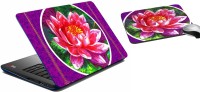 meSleep Purple Rose Laptop Skin 203 Combo Set(Multicolor)   Laptop Accessories  (meSleep)