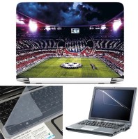 FineArts Allianz Arena 2 3 in 1 Laptop Skin Pack With Screen Guard & Key Protector Combo Set(Multicolor)   Laptop Accessories  (FineArts)