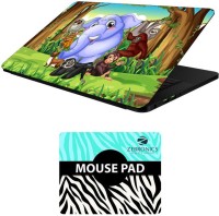 FineArts Cartoons - LS5468 Laptop Skin and Mouse Pad Combo Set(Multicolor)   Laptop Accessories  (FineArts)