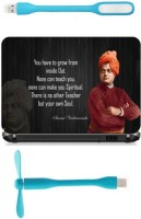 Print Shapes Swami Vivekananda India Combo Set(Multicolor)   Laptop Accessories  (Print Shapes)