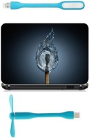 Print Shapes strike in water drops Combo Set(Multicolor)   Laptop Accessories  (Print Shapes)