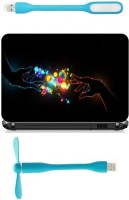 Print Shapes Two hand with colourfull bubbles Combo Set(Multicolor)   Laptop Accessories  (Print Shapes)