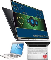 FineArts Heart H056 4 in 1 Laptop Skin Pack with Screen Guard, Key Protector and Palmrest Skin Combo Set(Multicolor)   Laptop Accessories  (FineArts)