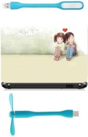 Print Shapes Chinese boy & girl Combo Set(Multicolor)   Laptop Accessories  (Print Shapes)