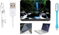 Print Shapes Waterfall scene Combo Set(Multicolor)   Laptop Accessories  (Print Shapes)