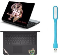 View Namo Arts Laptop Skins with Track Pad Skin and USB Led Light LISLEDHQ1039 Combo Set(Multicolor) Laptop Accessories Price Online(Namo Arts)