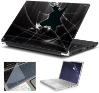 Print Shapes Broken glass Combo Set(Multicolor)   Laptop Accessories  (Print Shapes)