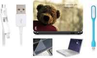 Print Shapes Teddy bear 2 Combo Set(Multicolor)   Laptop Accessories  (Print Shapes)