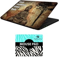 FineArts Quotes - LS5889 Laptop Skin and Mouse Pad Combo Set(Multicolor)   Laptop Accessories  (FineArts)