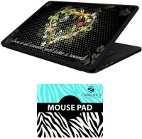 FineArts Quotes - LS5921 Laptop Skin and Mouse Pad Combo Set(Multicolor)   Laptop Accessories  (FineArts)