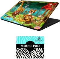 FineArts Cartoons - LS5470 Laptop Skin and Mouse Pad Combo Set(Multicolor)   Laptop Accessories  (FineArts)