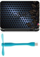 Print Shapes Vaio with leafs Combo Set(Multicolor)   Laptop Accessories  (Print Shapes)