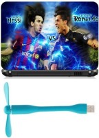 Print Shapes Messi vs ronaldo Combo Set(Multicolor)   Laptop Accessories  (Print Shapes)