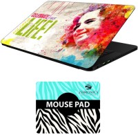 FineArts Quotes - LS5827 Laptop Skin and Mouse Pad Combo Set(Multicolor)   Laptop Accessories  (FineArts)