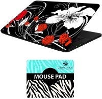 FineArts Floral - LS5659 Laptop Skin and Mouse Pad Combo Set(Multicolor)   Laptop Accessories  (FineArts)
