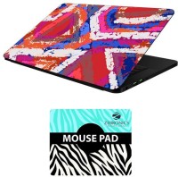 View FineArts Abstract Art - LS5002 Laptop Skin and Mouse Pad Combo Set(Multicolor) Laptop Accessories Price Online(FineArts)