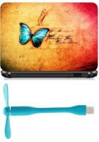 Print Shapes abstract blue butterfly Combo Set(Multicolor)   Laptop Accessories  (Print Shapes)