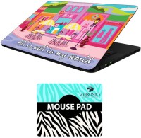 FineArts Quotes - LS5766 Laptop Skin and Mouse Pad Combo Set(Multicolor)   Laptop Accessories  (FineArts)