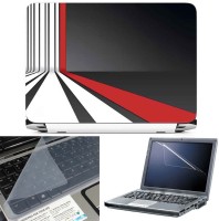 FineArts Abstract Lines 3 in 1 Laptop Skin Pack With Screen Guard & Key Protector Combo Set(Multicolor)   Laptop Accessories  (FineArts)