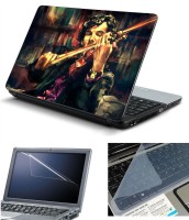 Namo Art 3in1 Laptop Skins with Screen Guard and Key Protector HQ1081 Combo Set(Multicolor)   Laptop Accessories  (Namo Art)