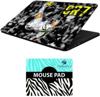 FineArts Football - LS5699 Laptop Skin and Mouse Pad Combo Set(Multicolor)   Laptop Accessories  (FineArts)