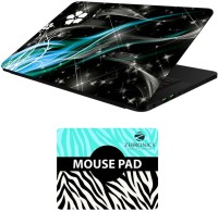 FineArts Floral - LS5576 Laptop Skin and Mouse Pad Combo Set(Multicolor)   Laptop Accessories  (FineArts)