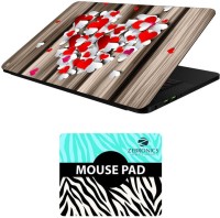 FineArts Abstract Art - LS5041 Laptop Skin and Mouse Pad Combo Set(Multicolor)   Laptop Accessories  (FineArts)