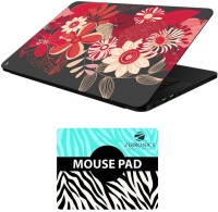 FineArts Floral - LS5583 Laptop Skin and Mouse Pad Combo Set(Multicolor)   Laptop Accessories  (FineArts)