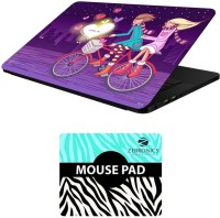 FineArts Cartoons - LS5497 Laptop Skin and Mouse Pad Combo Set(Multicolor)   Laptop Accessories  (FineArts)