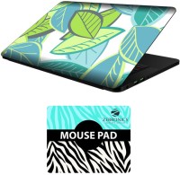 FineArts Floral - LS5657 Laptop Skin and Mouse Pad Combo Set(Multicolor)   Laptop Accessories  (FineArts)