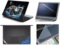 View Namo Arts Laptop Skins with Track Pad Skin, Screen Guard and Key Protector HQ1025 Combo Set(Multicolor) Laptop Accessories Price Online(Namo Arts)