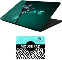 FineArts Football - LS5715 Laptop Skin and Mouse Pad Combo Set(Multicolor)   Laptop Accessories  (FineArts)