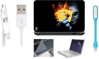 Print Shapes Burning Joker Combo Set(Multicolor)   Laptop Accessories  (Print Shapes)