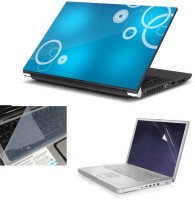 Print Shapes Blue Circles Combo Set(Multicolor)   Laptop Accessories  (Print Shapes)