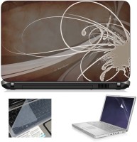 Print Shapes Grey Floral Combo Set(Multicolor)   Laptop Accessories  (Print Shapes)